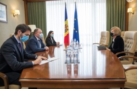 Ambasadoarea Italiei s-a întâlnit cu premierul interimar, la final de mandat